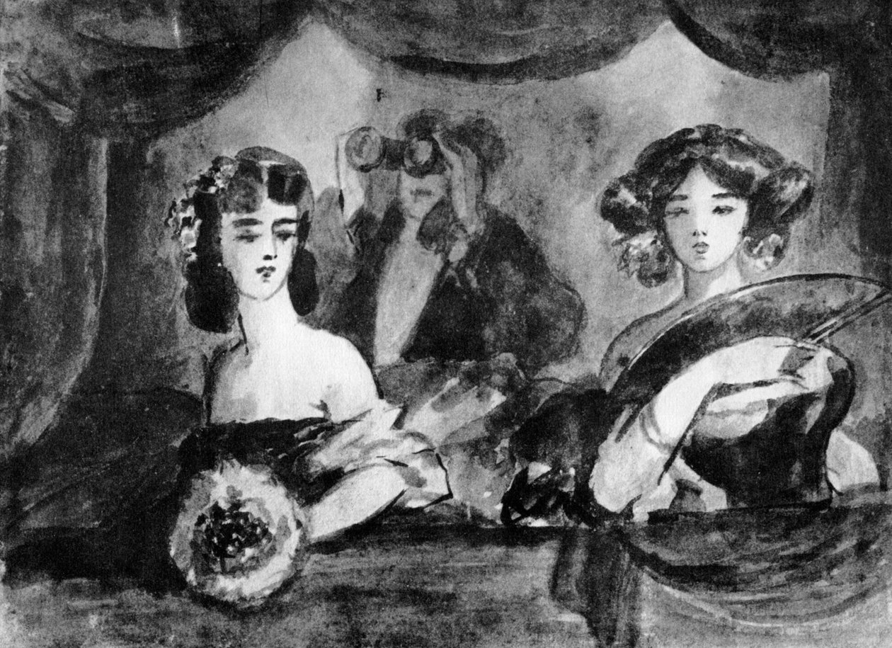 En el teatro, siglo XIX, 1930 de Constantin Guys