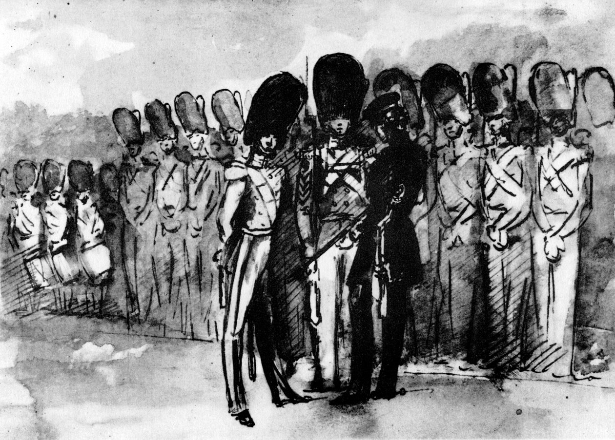 En Desfile, 1930 de Constantin Guys
