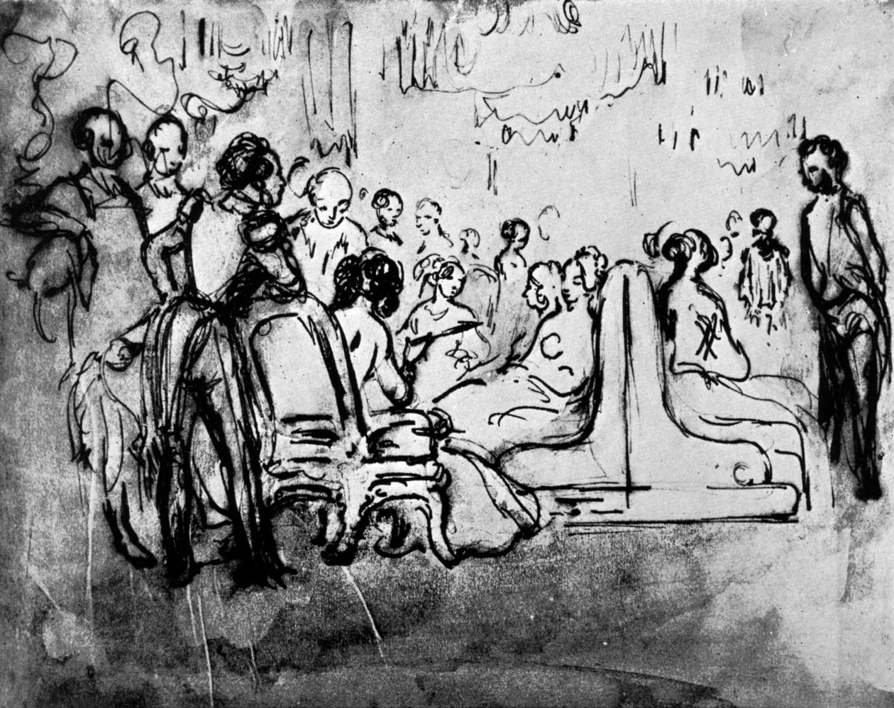 Salón, siglo XIX, 1930 de Constantin Guys