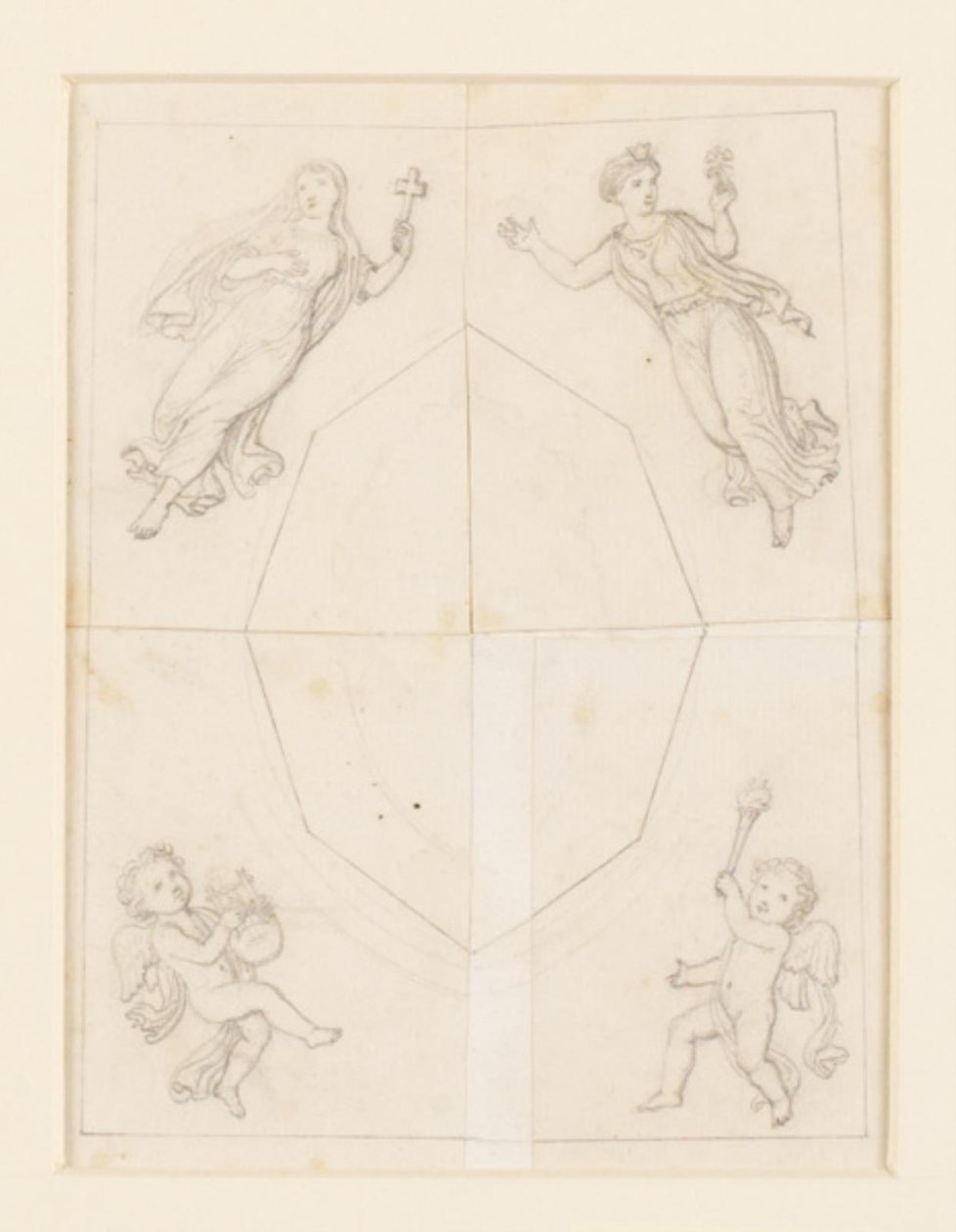 Diseño para decoración de techo de Constantin Hansen