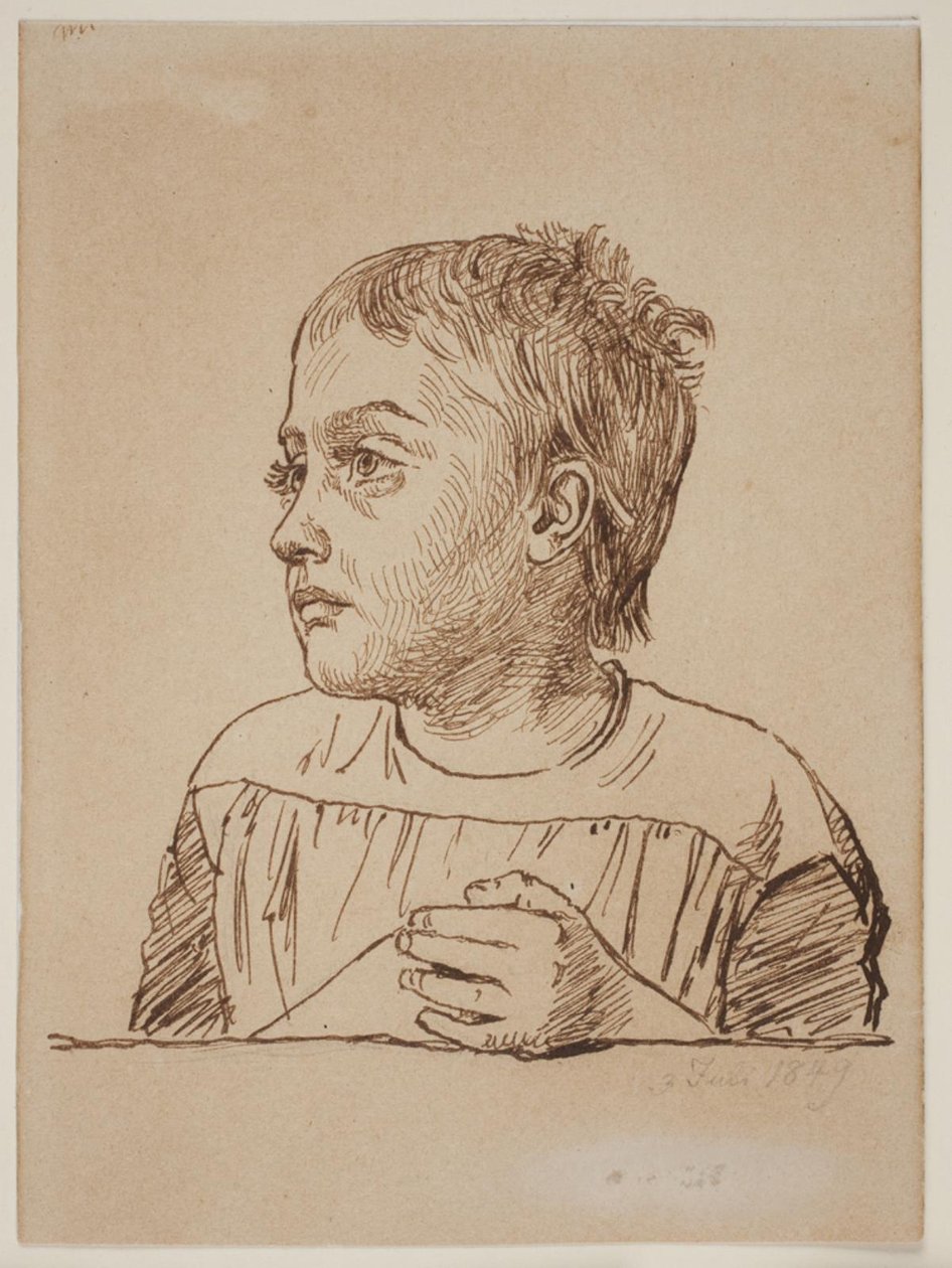Retrato de Elise Købke de Constantin Hansen