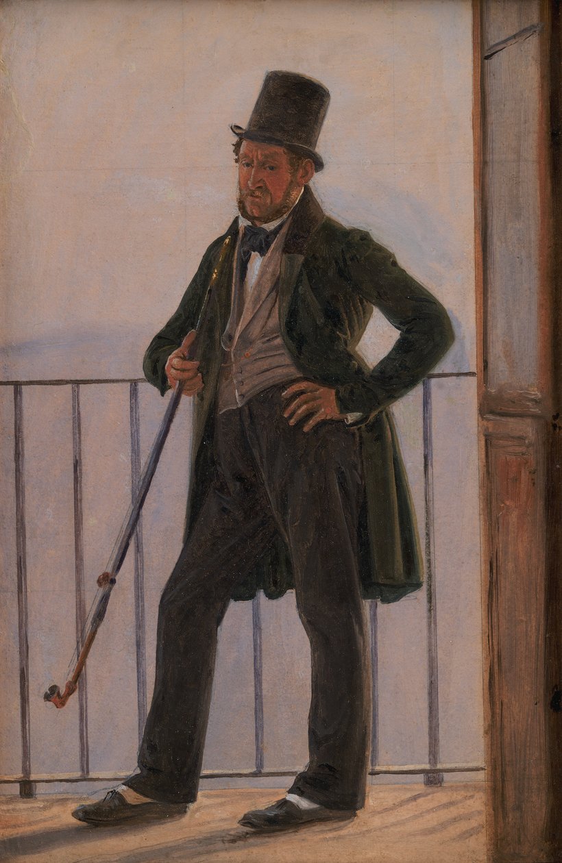El pintor Albert Küchler de Constantin Hansen