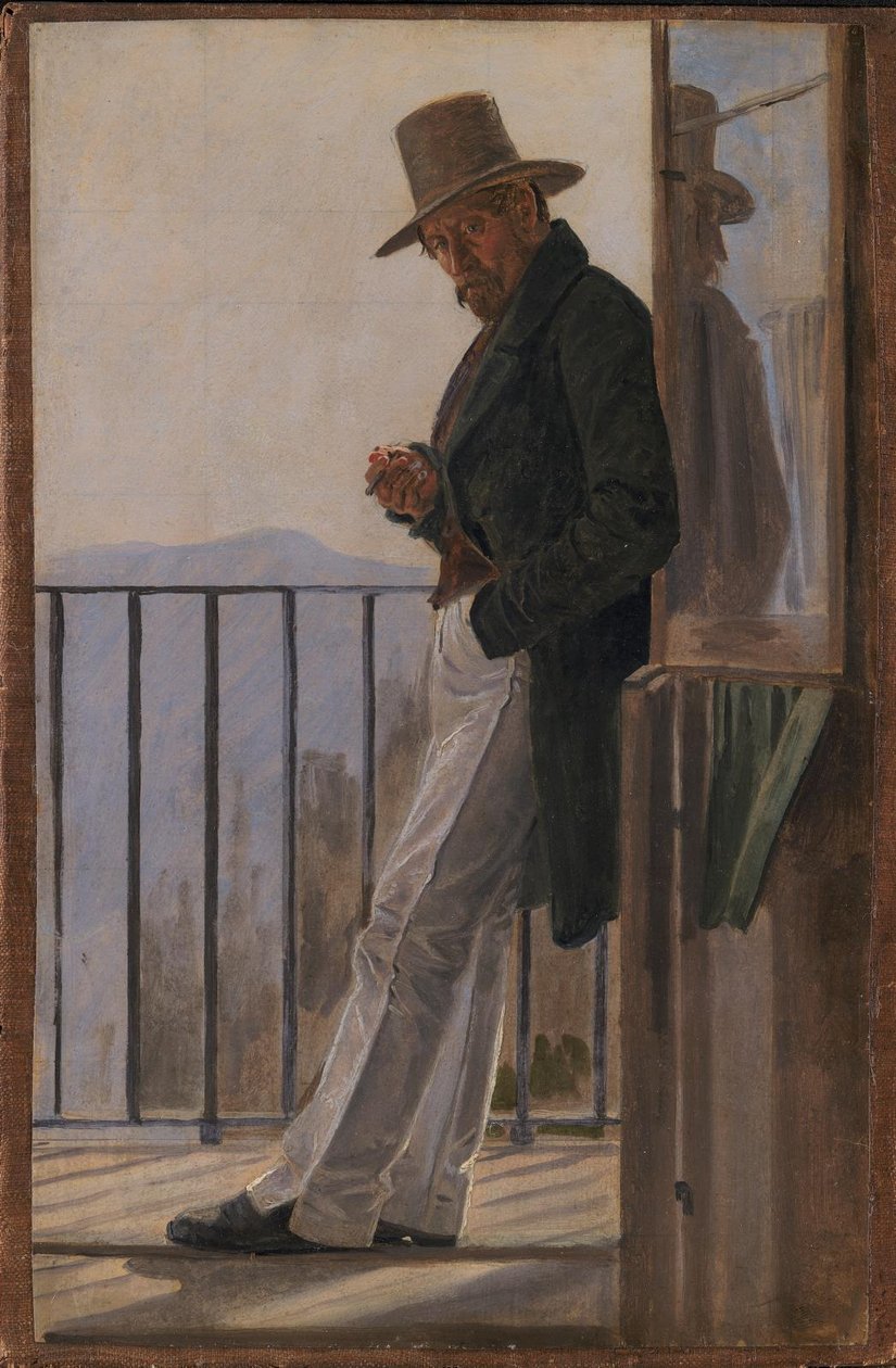 El pintor Ditlev Blunck de Constantin Hansen