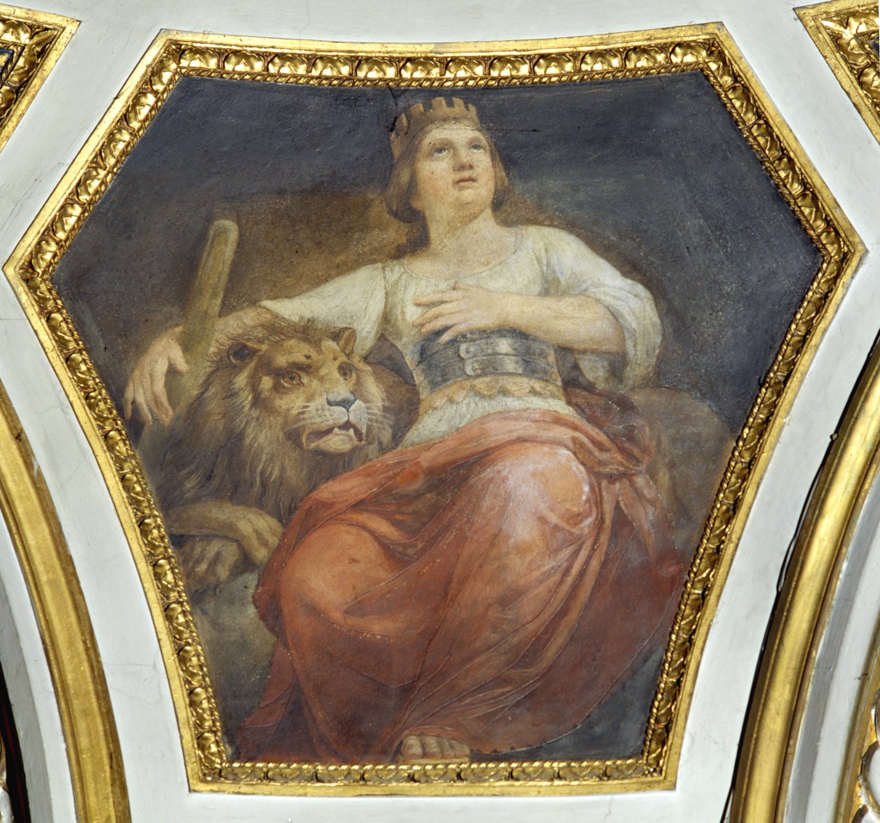 La Fortaleza (las cuatro virtudes cardinales) de Constantino Brumidi
