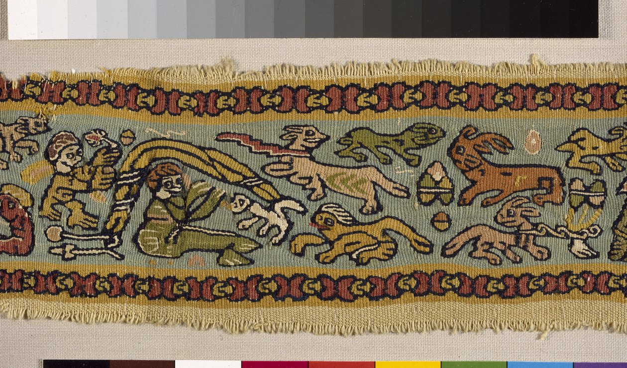 Textil Policromado, siglos IV-XII de Coptic