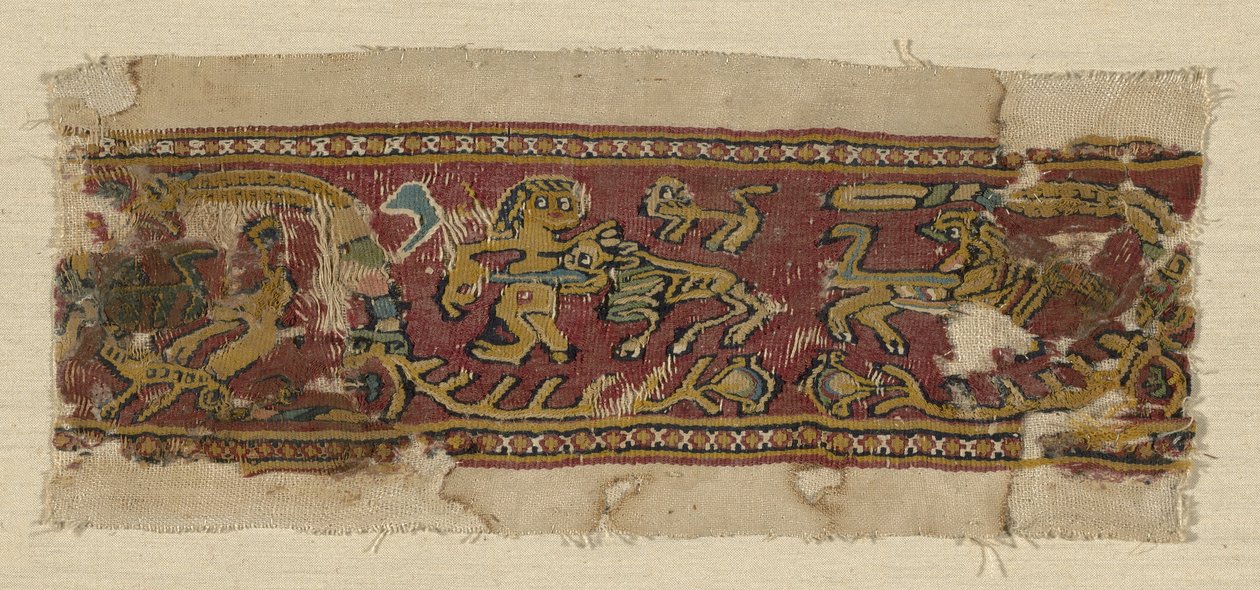 Fragmento de una frontera de Coptic