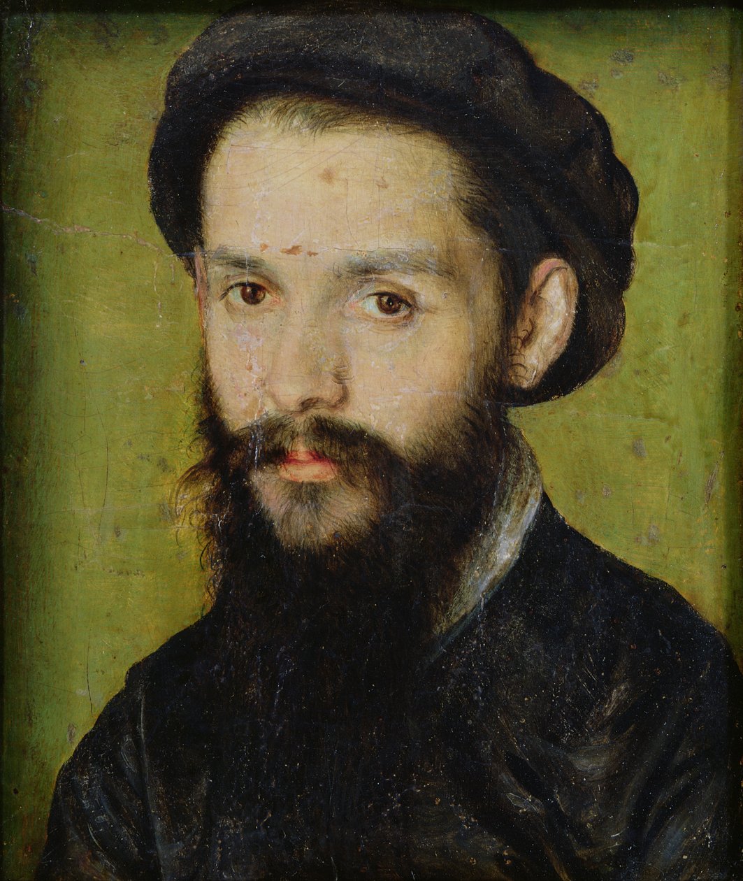Retrato presunto de Clement Marot (1496-1544) (detalle) de Corneille de Lyon