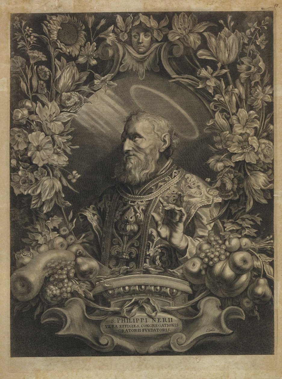 San Felipe Neri S. Philippi Nerii vera effigies congregationis oratorii fundatoris de Cornelis Galle the Elder