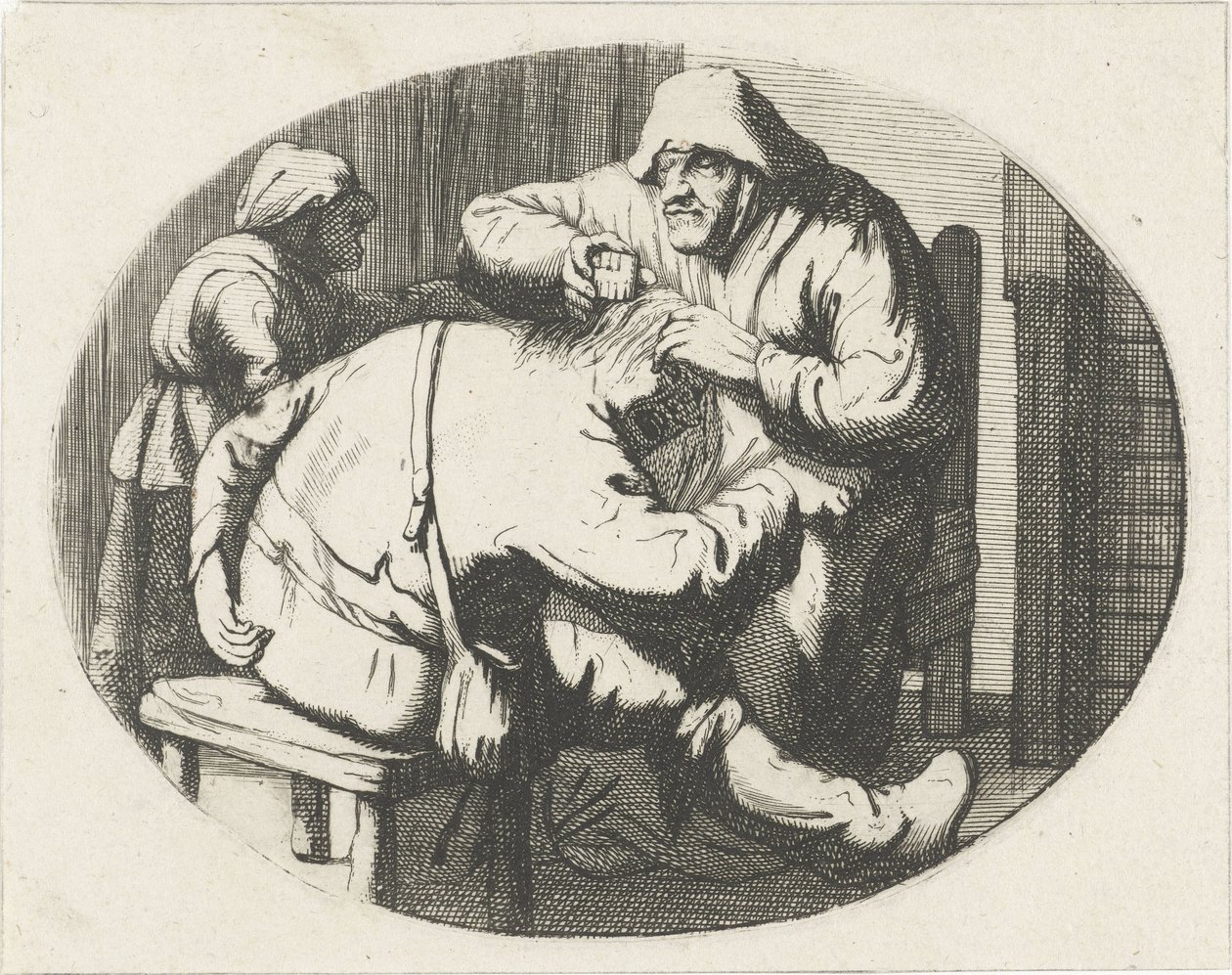 Figuras con peine para piojos de Cornelis A. Hellemans