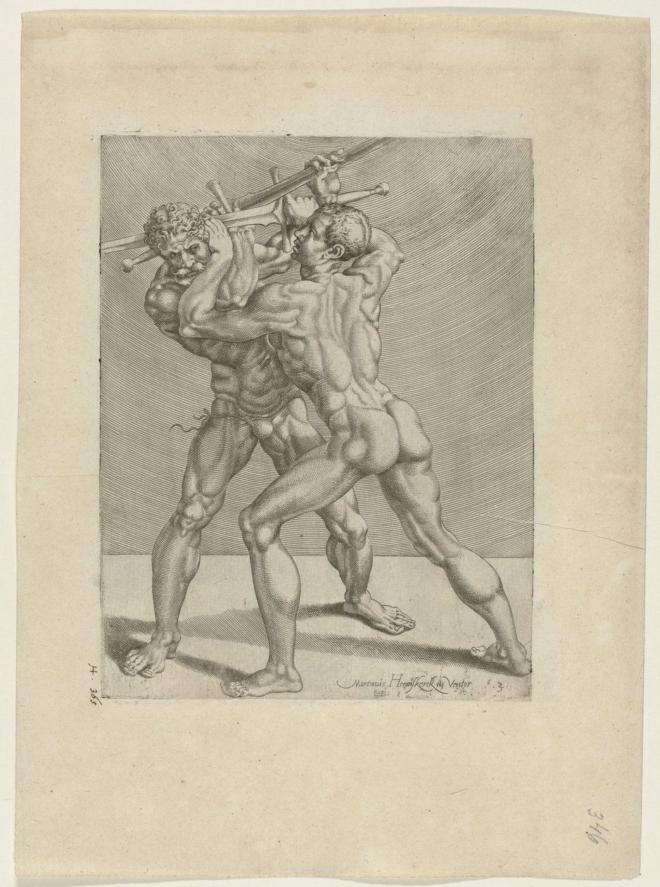 dos espadachines Espadachines (título de la serie) de Cornelis Bos