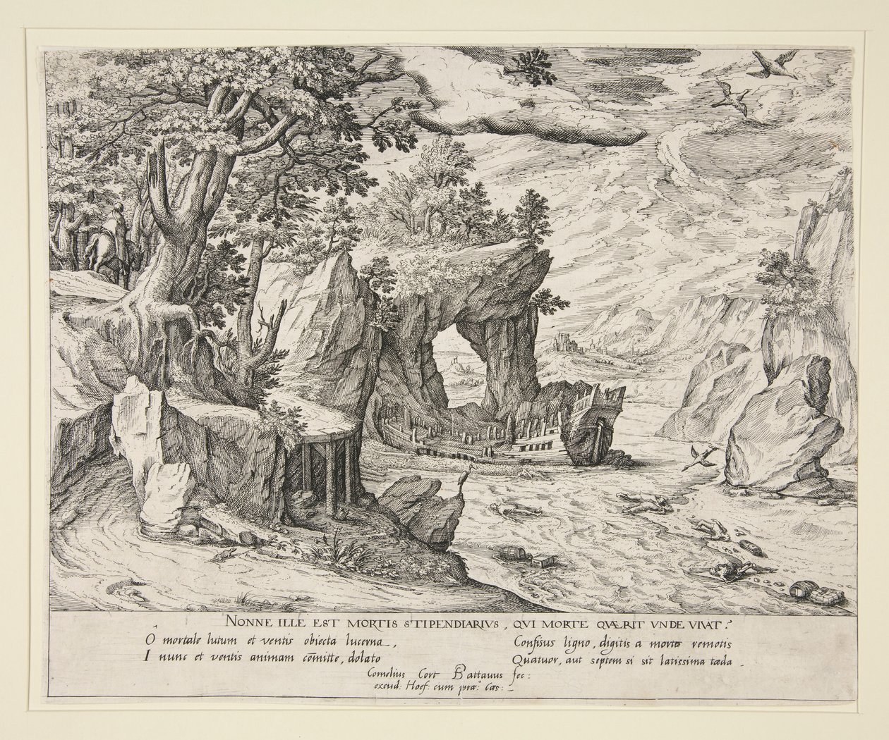 el naufragio de Cornelis Cort
