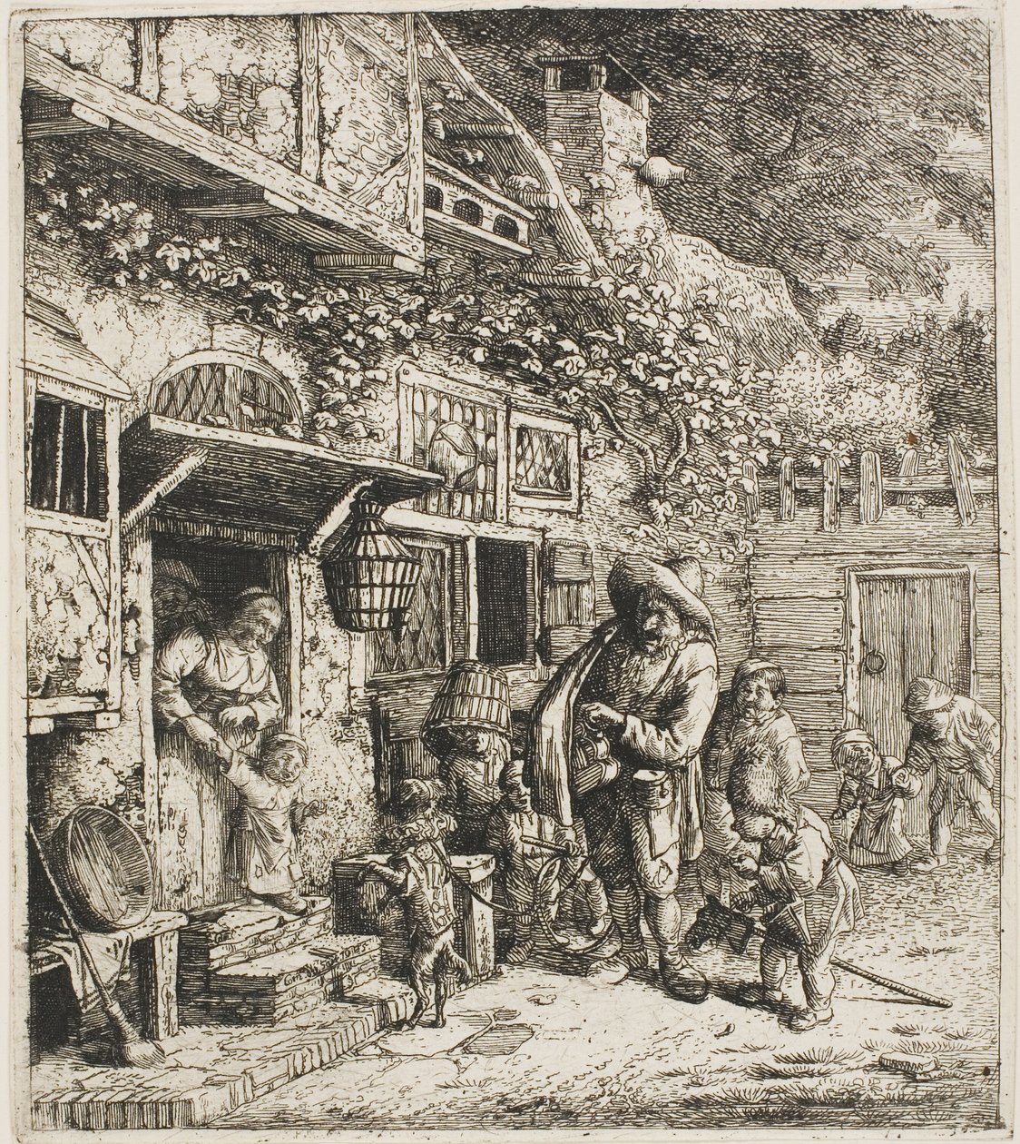 El Perro Bailarín de Cornelis Dusart