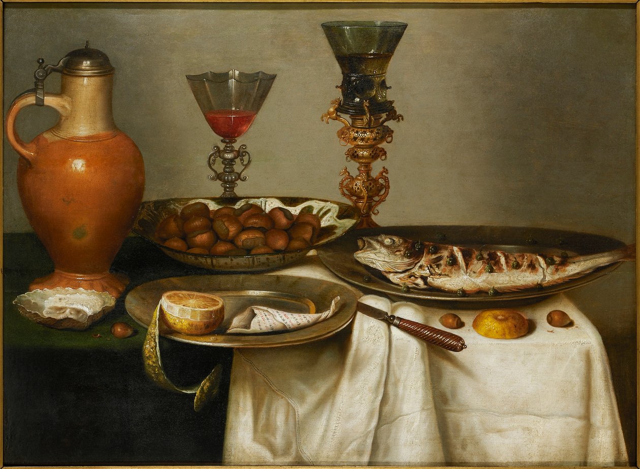 Desayuno, 1638 de Cornelis Mahu