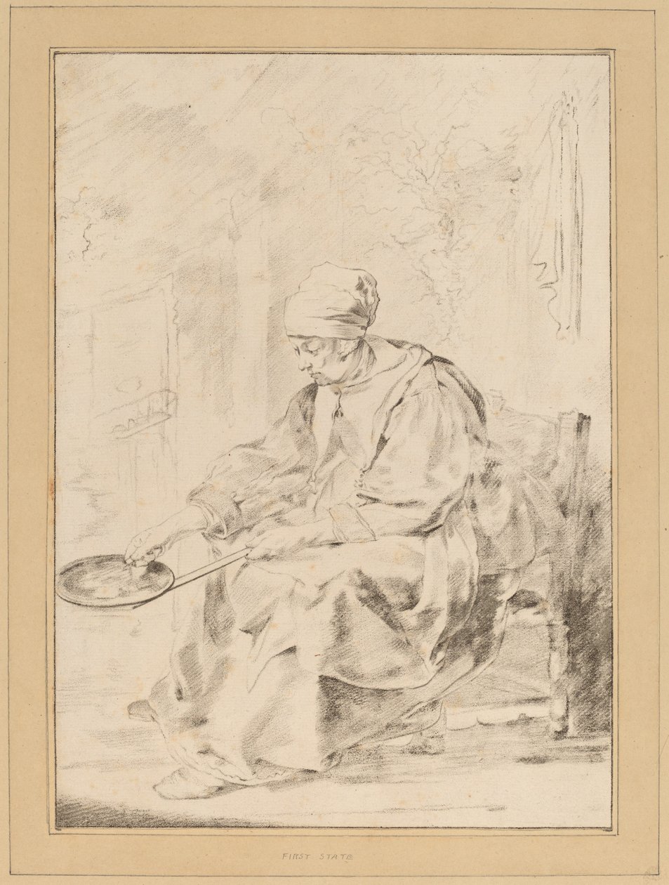 Mujer de los panqueques de Cornelis Ploos van Amstel