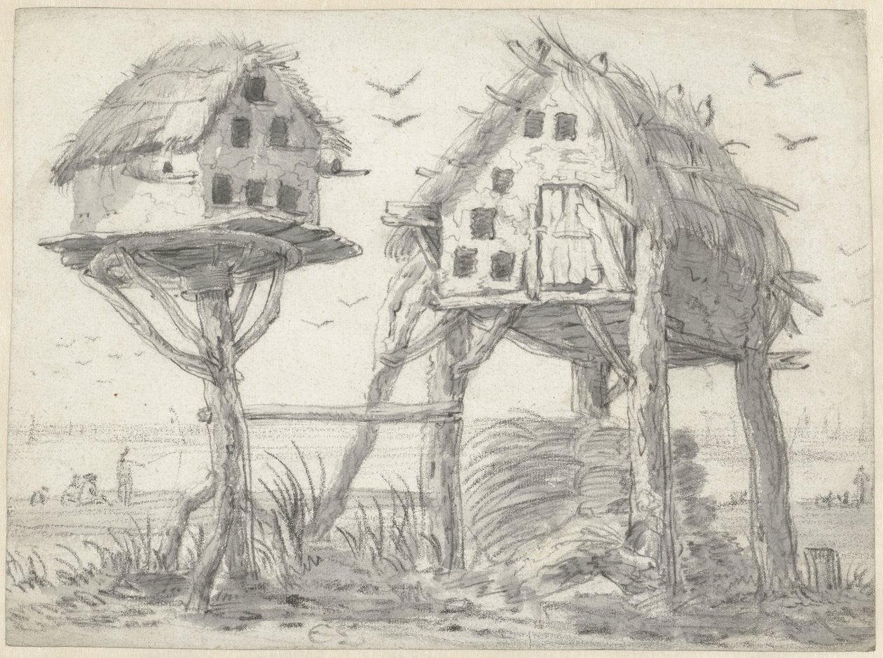 Dos palomares de Cornelis Saftleven