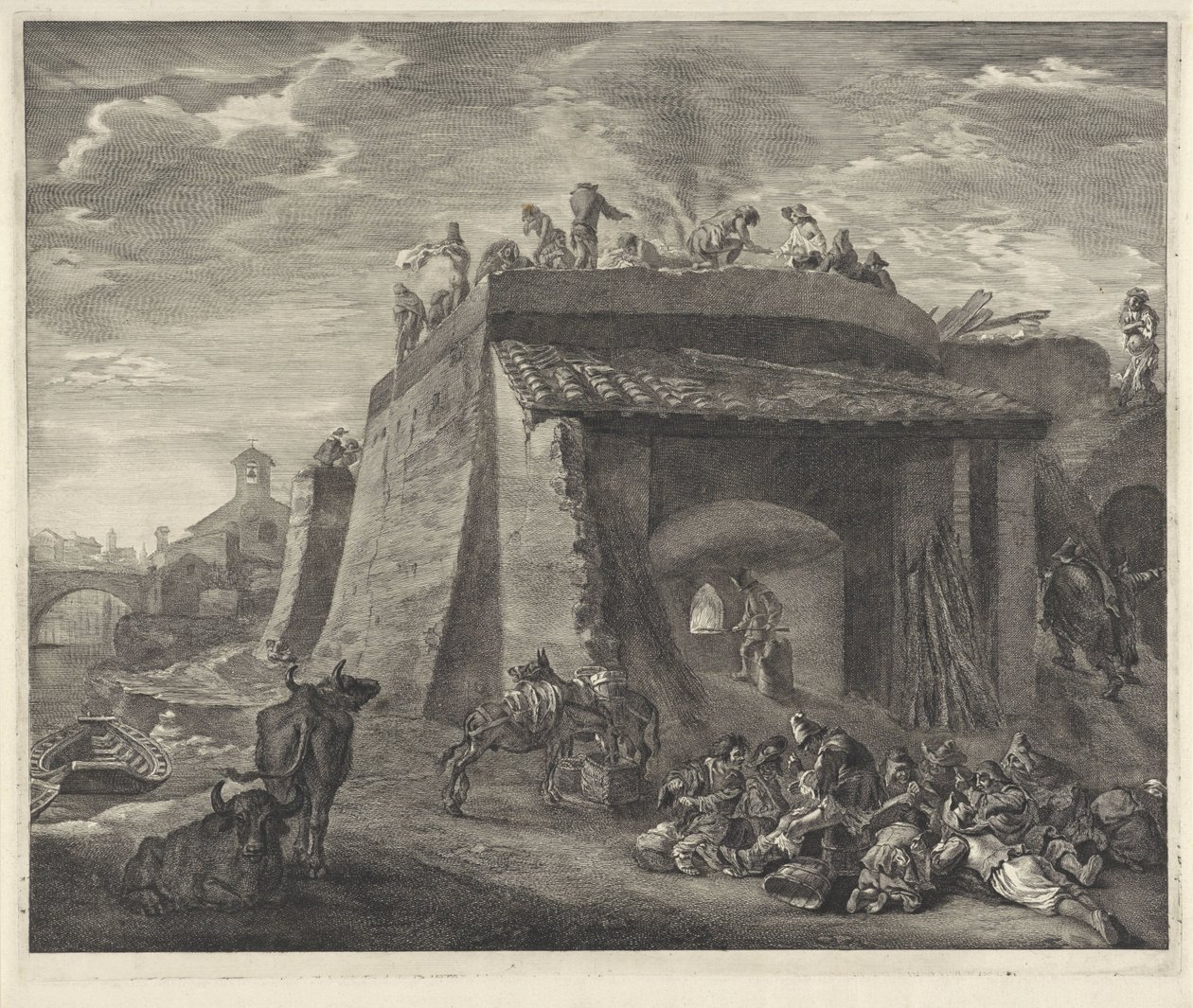 Gran horno de cal de Cornelis Visscher (II)