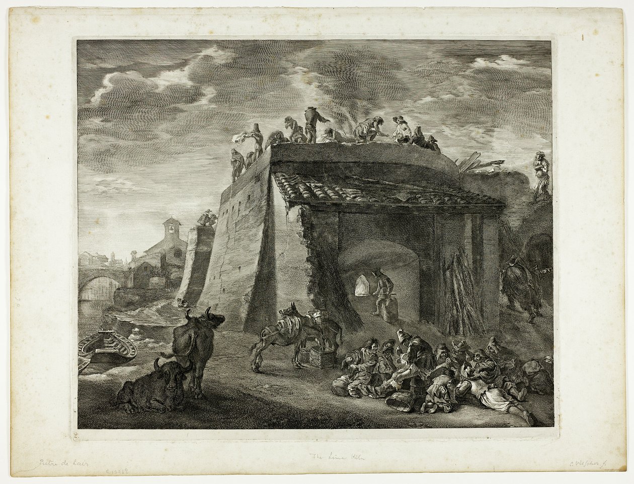 Horno de cal, de Cabinet Reynst de Cornelis Visscher