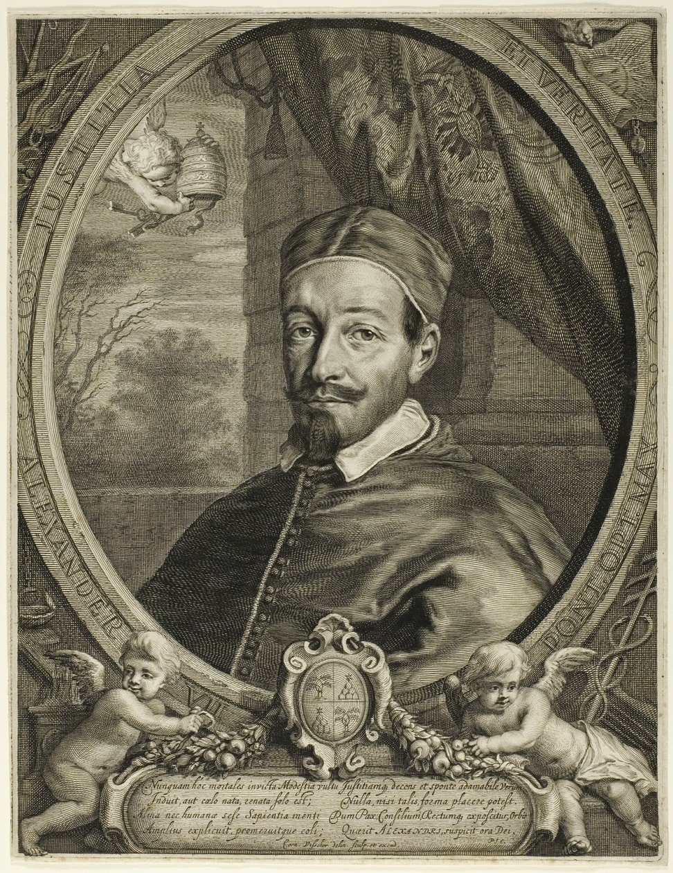 Papa Alejandro VII de Cornelis Visscher
