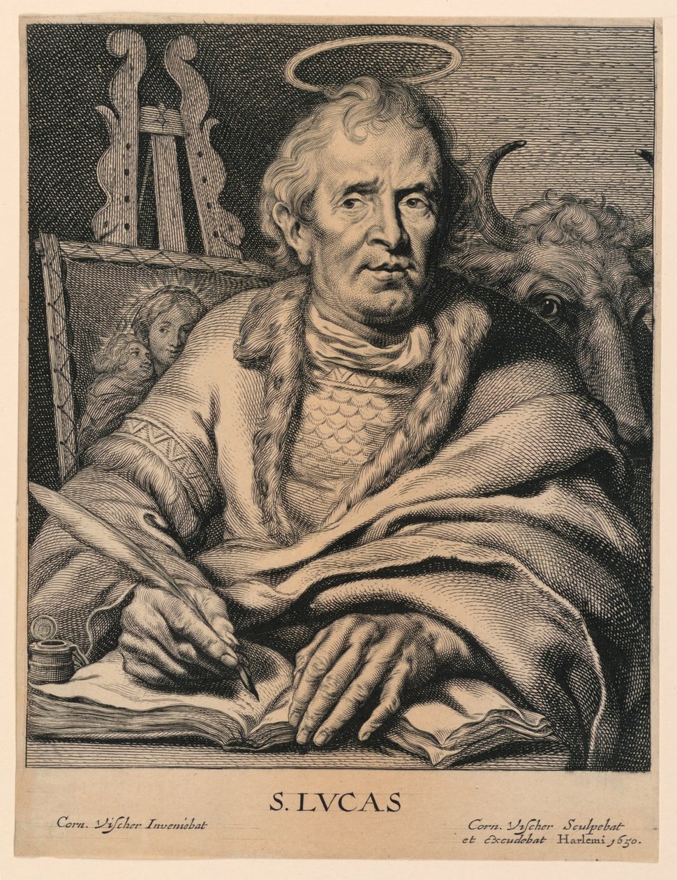 San Lucas (S. Lvcas) de Cornelis Visscher