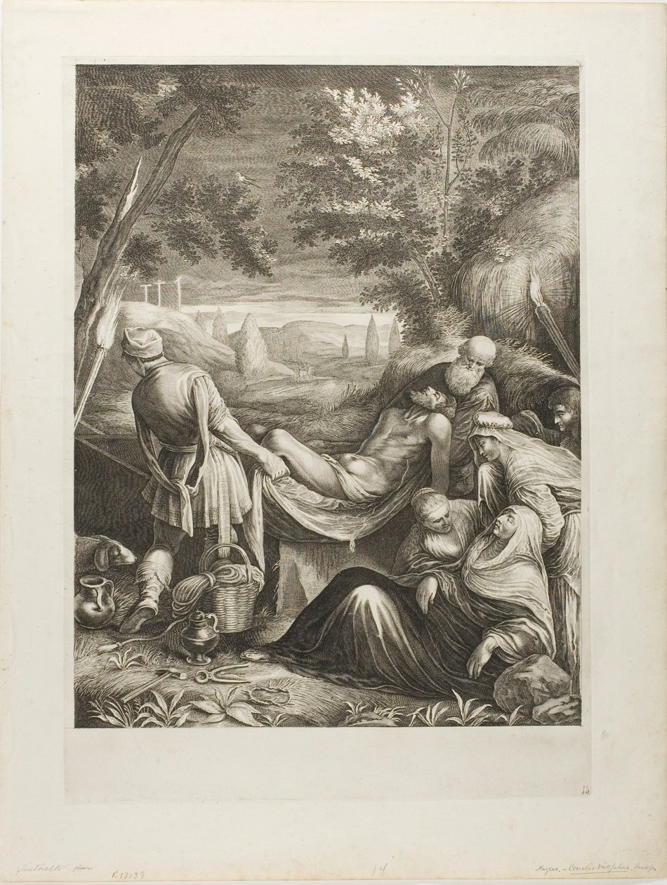 El entierro de Cornelis Visscher