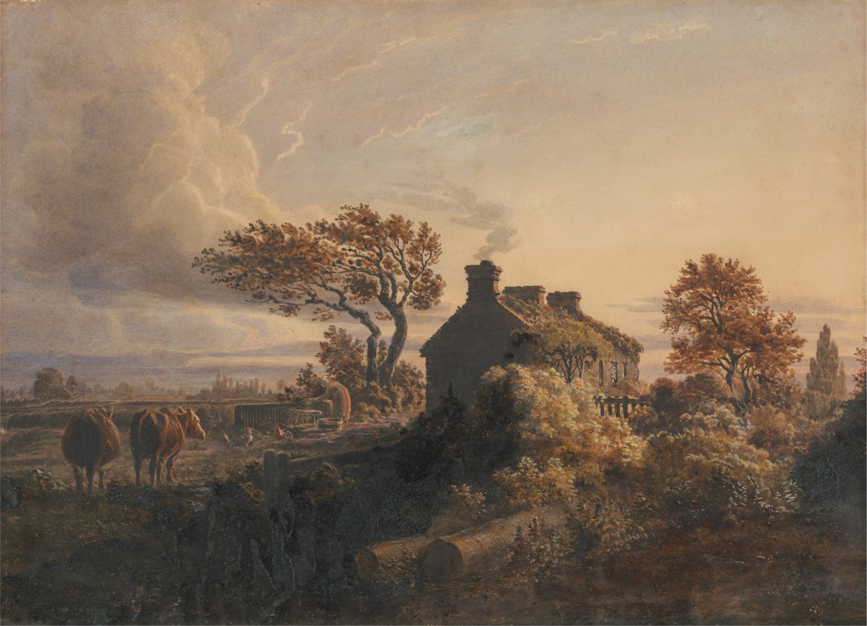 Por la noche de Cornelius Varley