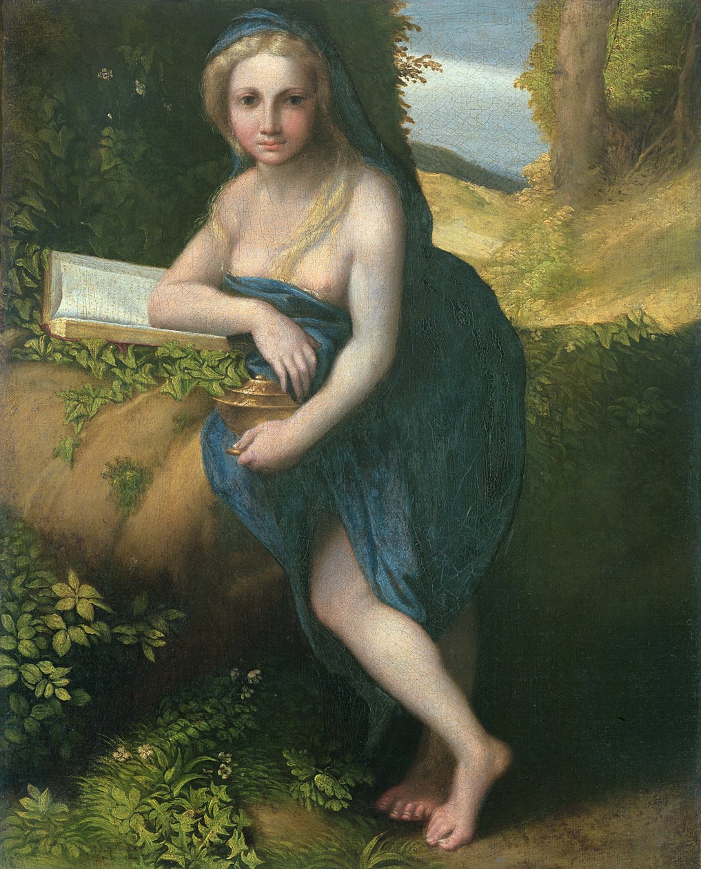 La Magdalena, c.1518-19 de Antonio da Correggio