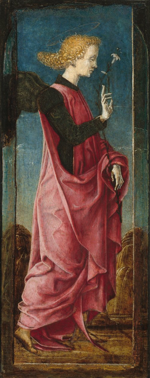 Ángel de la Anunciación de Cosimo Tura