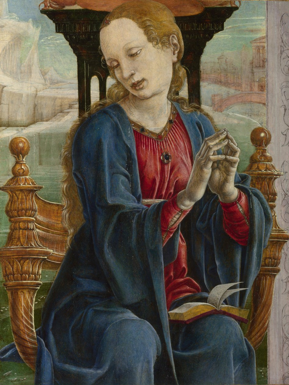 La Virgen Anunciada, ca 1475 de Cosimo Tura
