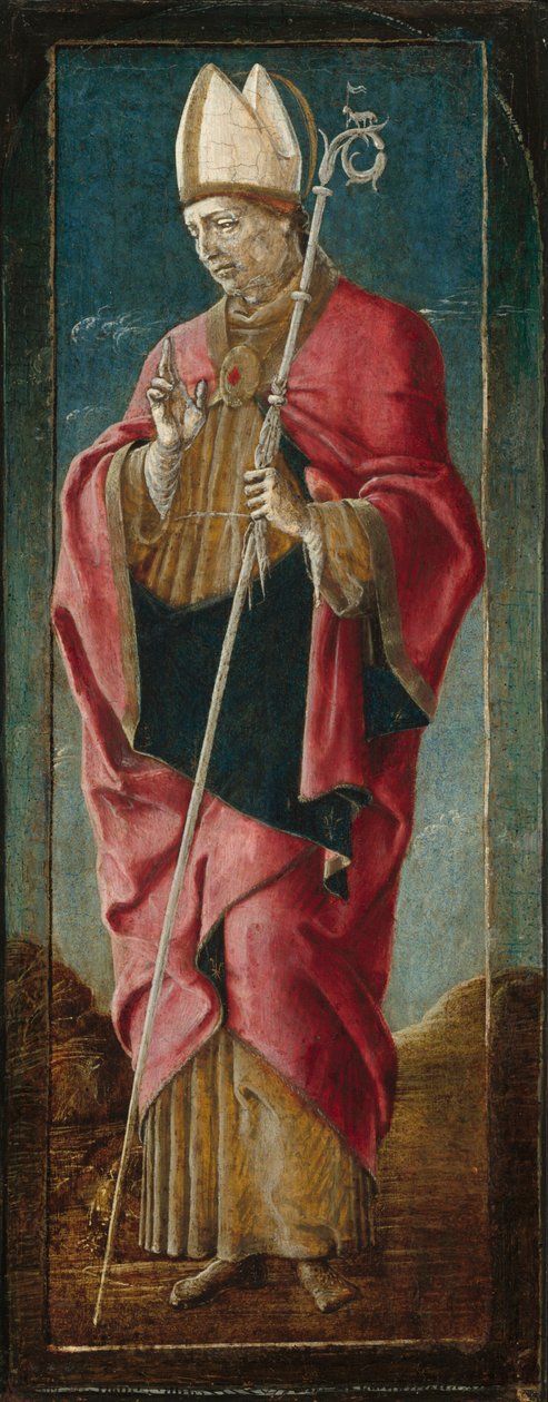 San Luis de Tolosa, c. 1470-1480 de Cosmè Tura