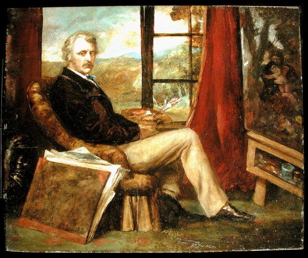 Autorretrato de Coutts Lindsay