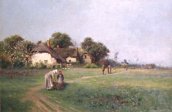Recogiendo leña de Creswick Boydell