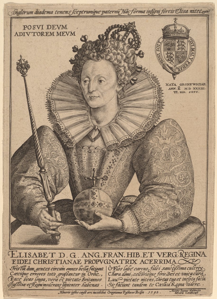 Isabel, Reina de Inglaterra de Crispijn de Passe I