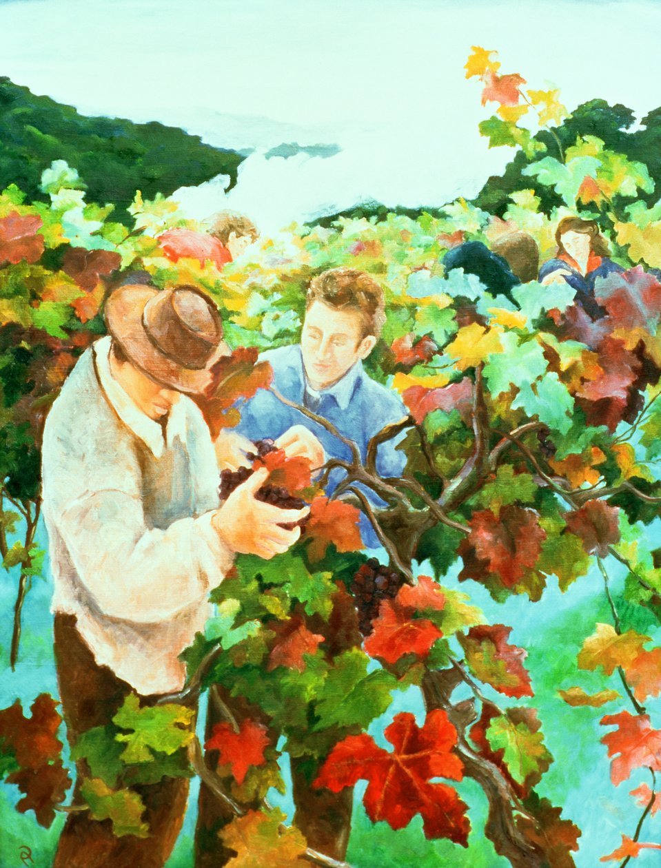 Recolectores de uvas, 1996 de Cristiana Angelini