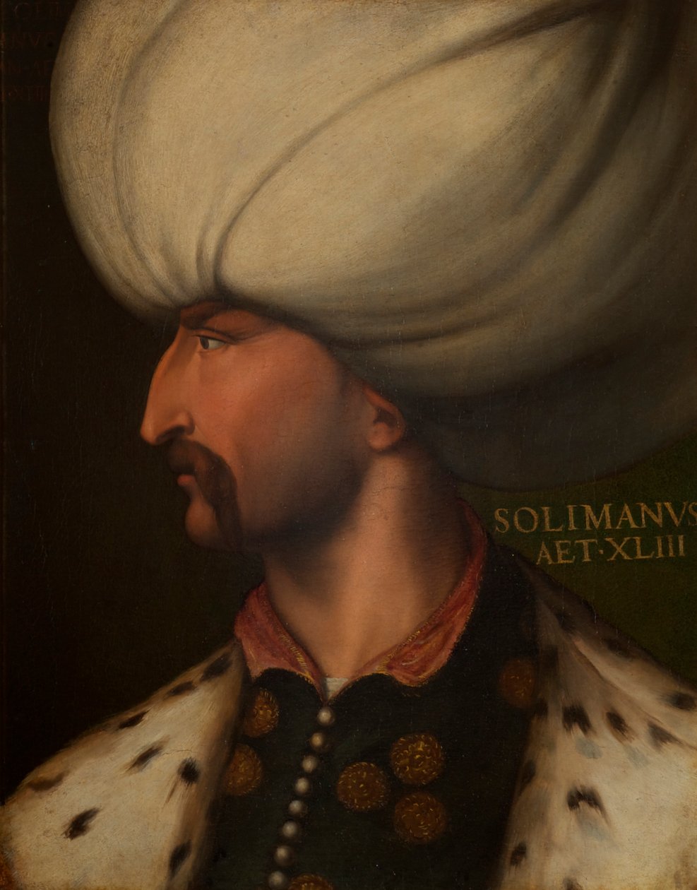 Retrato de Solimán el Magnífico de Cristofano dell Altissimo