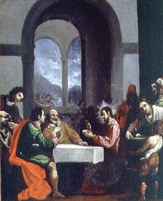 La Cena en Emaús de Cristofano Allori