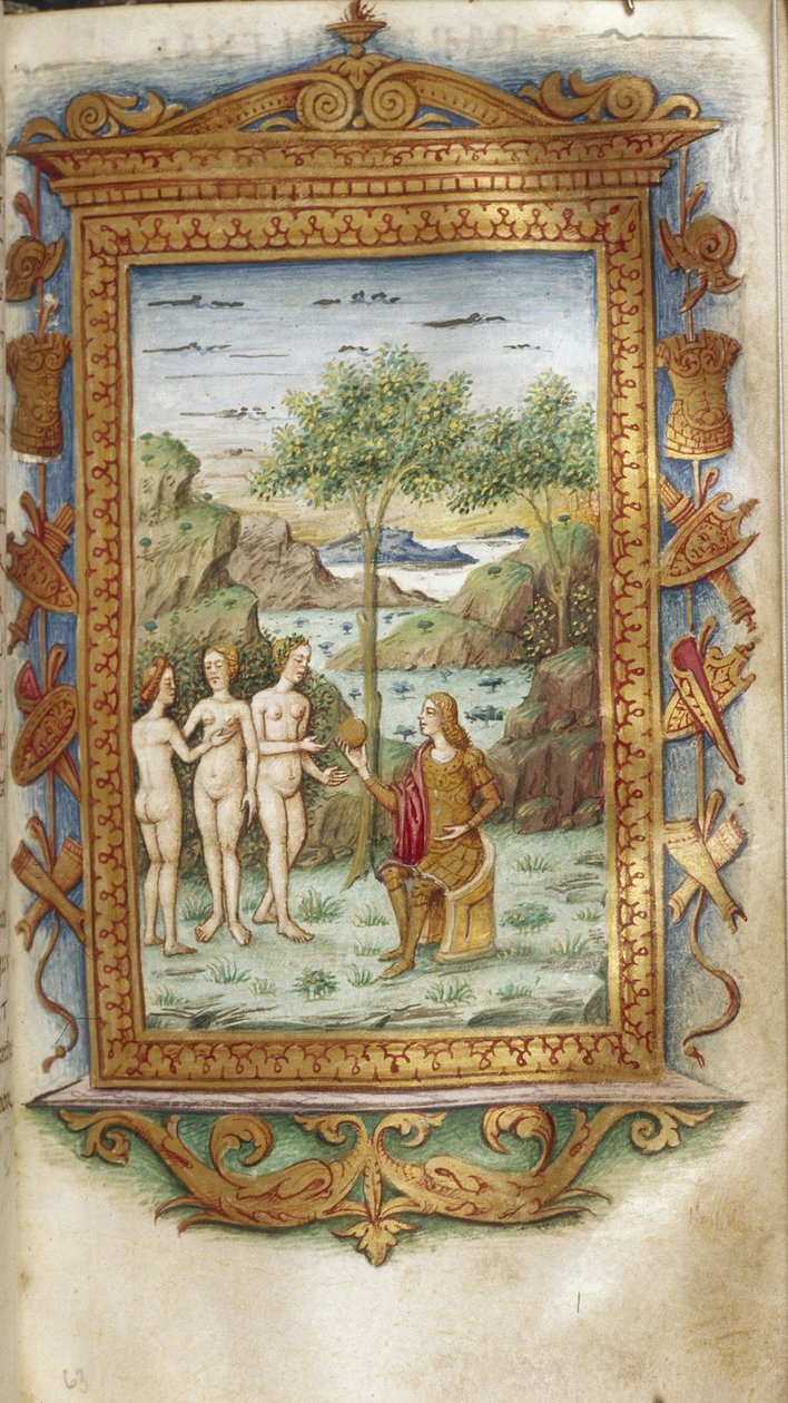 El juicio de Paris, 1485-1499 de Cristoforo Majorana