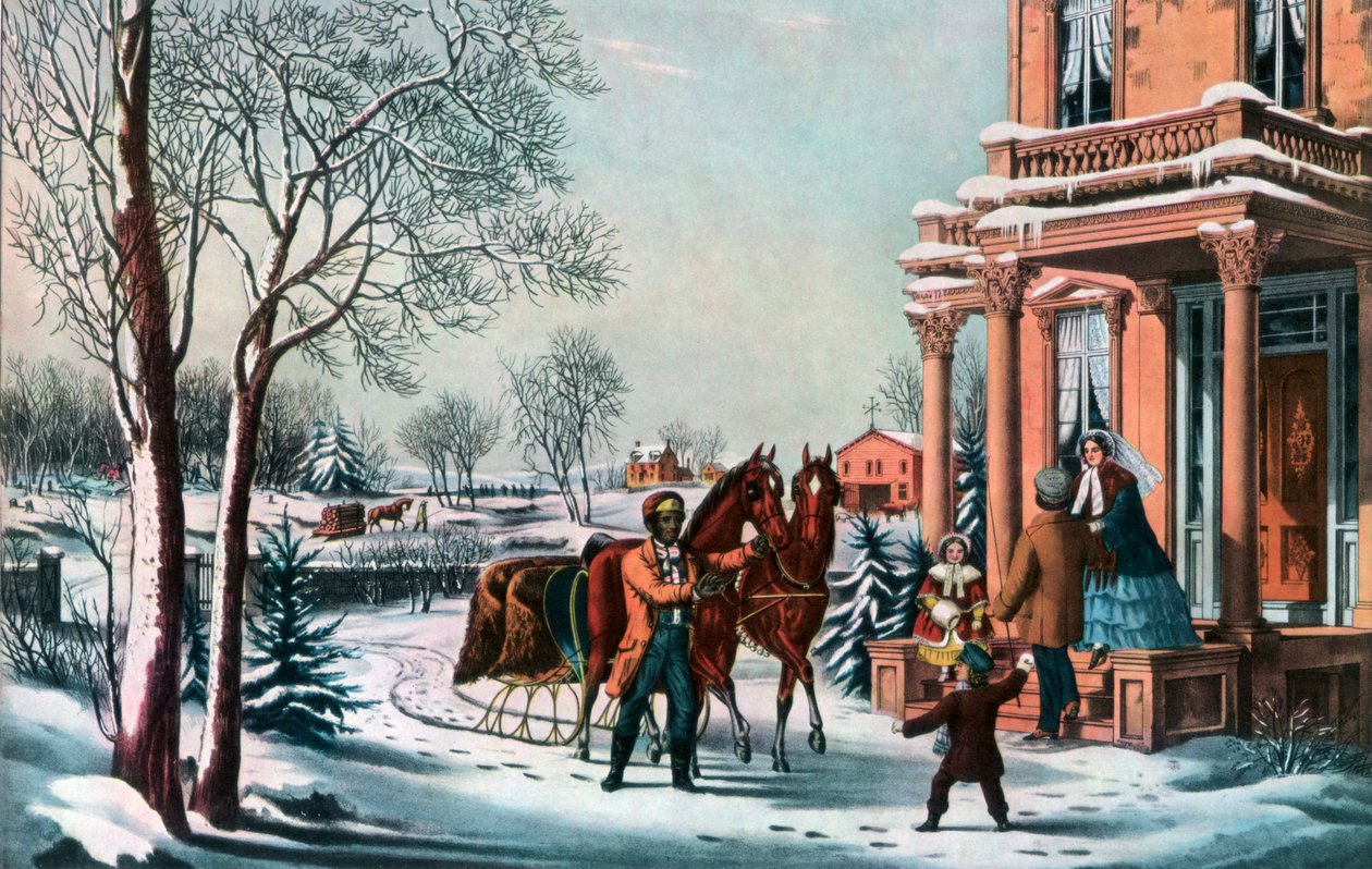 Vida rural estadounidense, 1855 de Currier and Ives