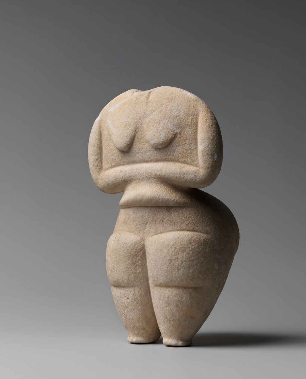 Figura femenina del Neolítico Final, 4500-4000 a.C. (mármol) de Cycladic Cycladic