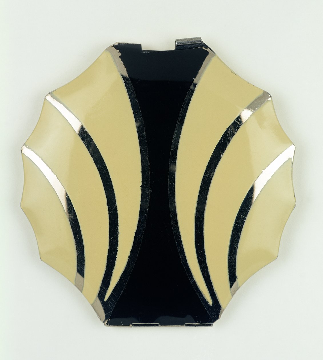 Compacto de polvo Princess Art Deco, checo, 1920s de Czech School