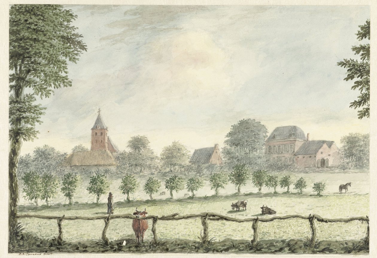 Vista de Renkum de D.A. Clemens