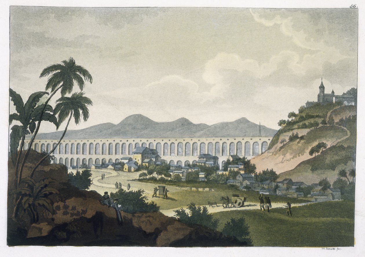 El acueducto en Río de Janeiro de D.K. Bonatti