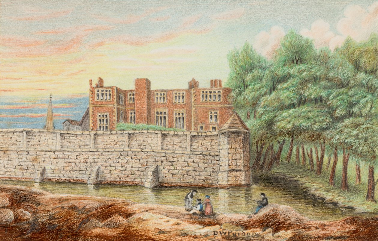 El Viejo Salón, Wolverhampton, 1887 de D. W. Purdon