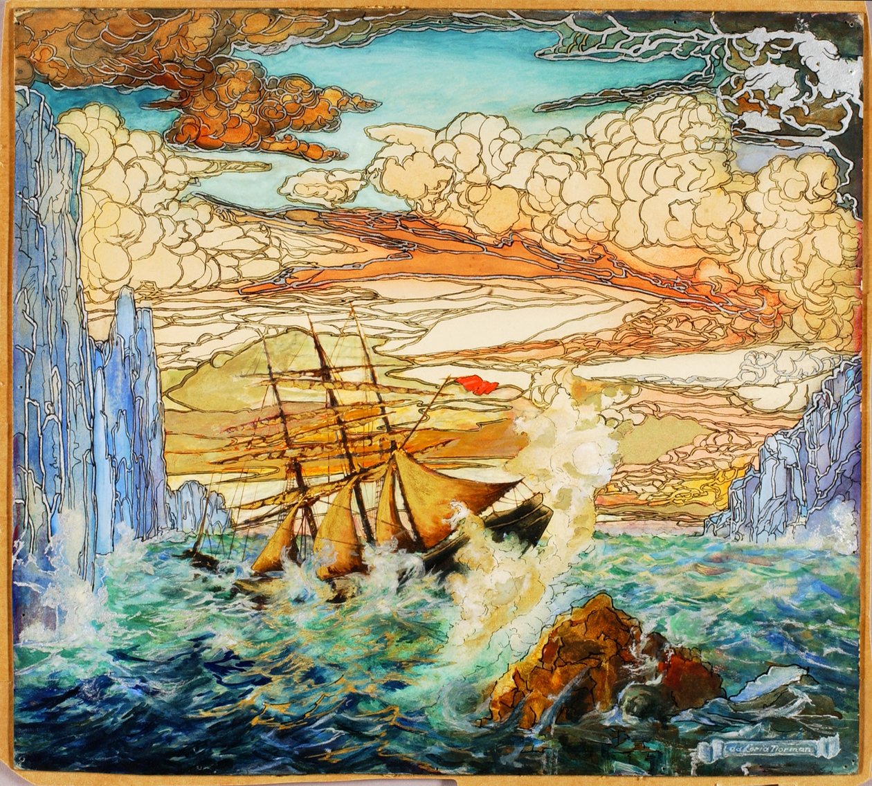 Naufragio, ca. 1920 de Da Loria Norman