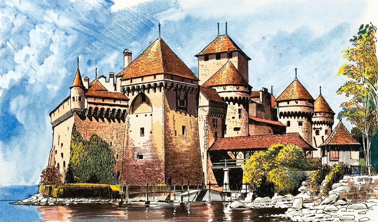 Castillo de Chillon de Dan Escott