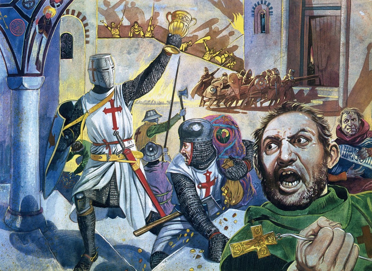 Los cruzados saquean Constantinopla de Dan Escott