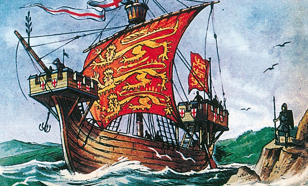 Velero inglés del siglo XIII de Dan Escott