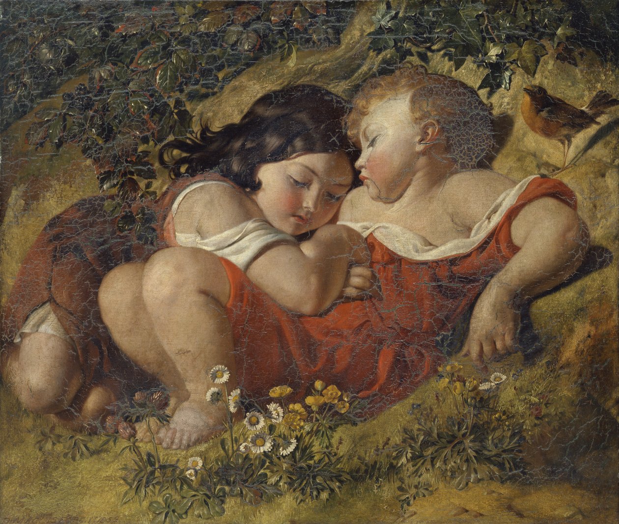 Niños en el bosque de Daniel Maclise