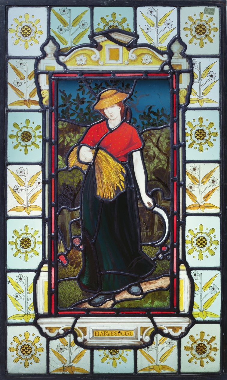 Chica de la cosecha, c.1875 de Daniel Cottier