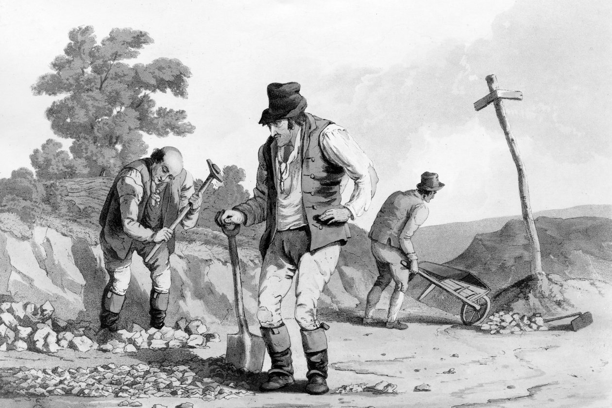 Reparadores de caminos, 1812 de Daniel Havell
