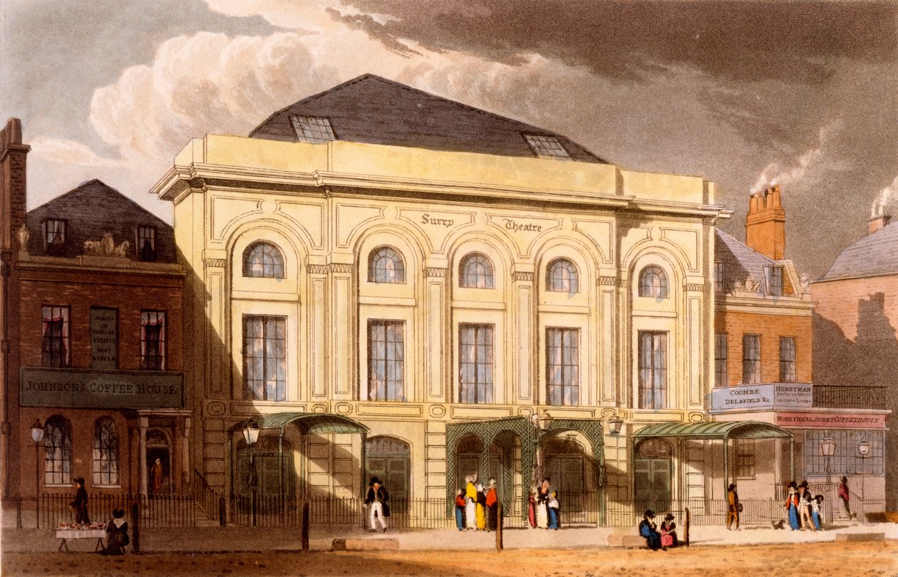 El Teatro de Surrey, Londres, 1826 de Daniel Havell